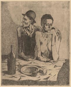 Pablo Picasso, The Frugal Repast (Le repas frugal), 1904